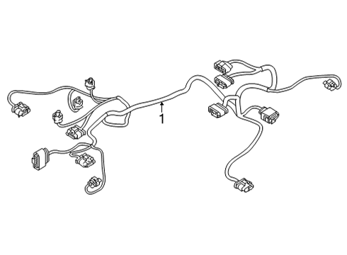 2024 Audi e-tron GT Wiring Harness