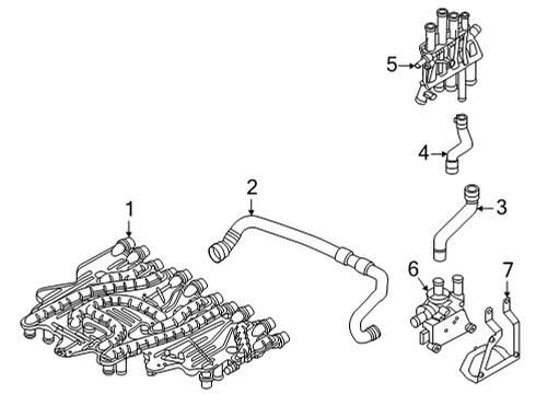2024 Audi e-tron GT Hoses, Lines & Pipes Diagram 4