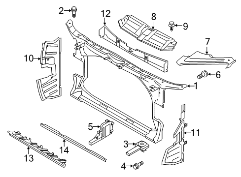 2016 Audi A7 Quattro Lower Mount Bolt Diagram for N-909-657-02