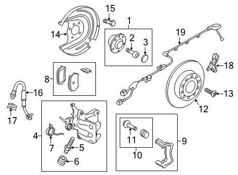 Calliper Diagram for 5Q0-615-425-B