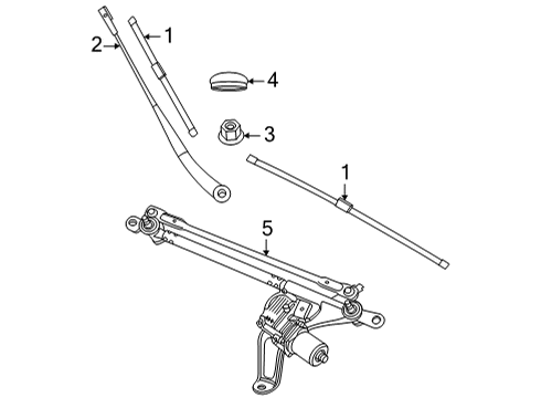 2024 Audi e-tron GT Wiper Components