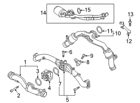 2020 Audi A8 Quattro Intercooler, Cooling Diagram 2