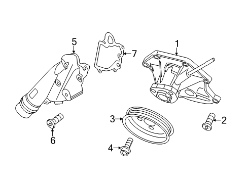 2015 Audi A8 Quattro Water Pump Diagram 6