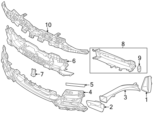 2024 Audi e-tron GT Grille & Components