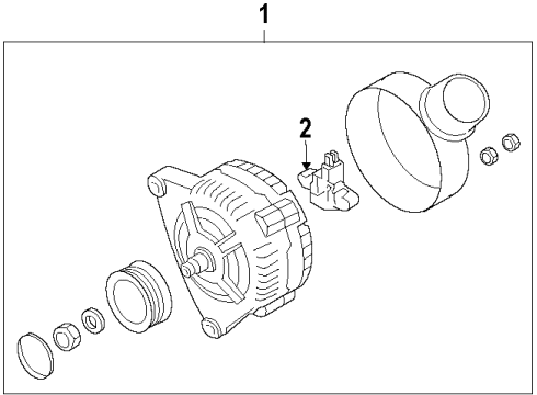 2014 Audi S8 Alternator Diagram 1
