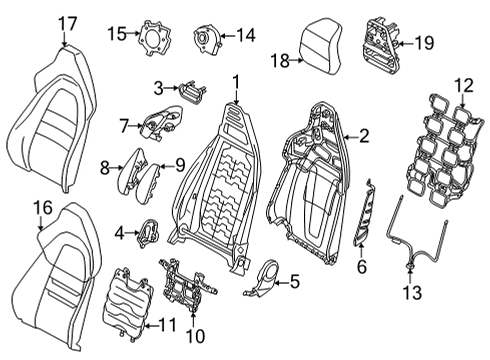 2023 Audi e-tron GT Motor Diagram for 971-881-710-G