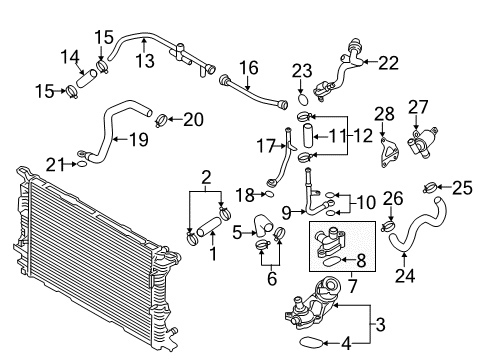 2015 Audi A7 Quattro Valve Assembly Gasket Diagram for 059-121-149-B