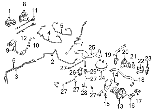 A.I.R. Pump Diagram for 022-959-253-A