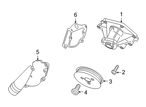 2009 Audi A4 Quattro Water Pump Diagram 3