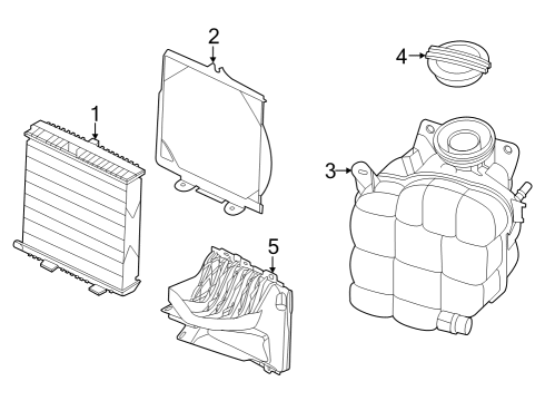 2023 Audi e-tron GT Reservoir Diagram for 9J1-121-407-C