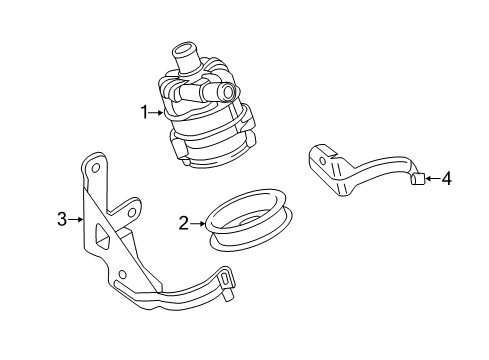 2014 Audi S5 Water Pump Diagram 1