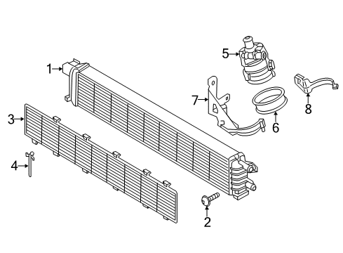 2013 Audi S4 Intercooler, Cooling Diagram 1