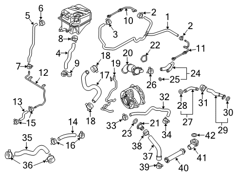 2012 Audi R8 Hoses, Lines & Pipes Diagram 2