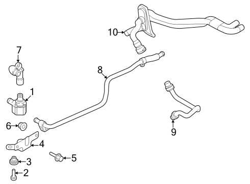 2020 Audi S6 Hoses, Lines & Pipes Diagram 2