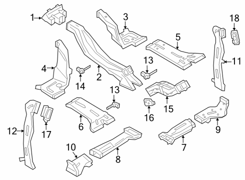 2024 Audi Q8 e-tron Sportback Ducts Diagram 2
