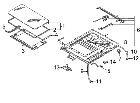 2002 Audi Allroad Quattro Sunroof  Diagram 2