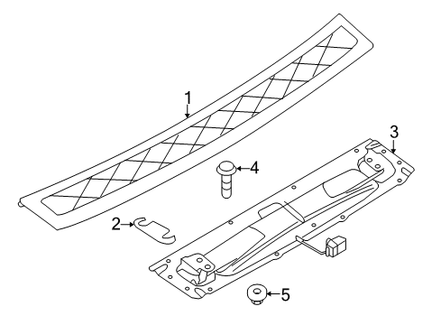 2014 Audi R8 Spoiler Diagram 1