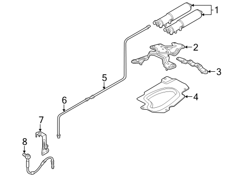 2022 Audi RS7 Sportback Air Distribution System Diagram 1