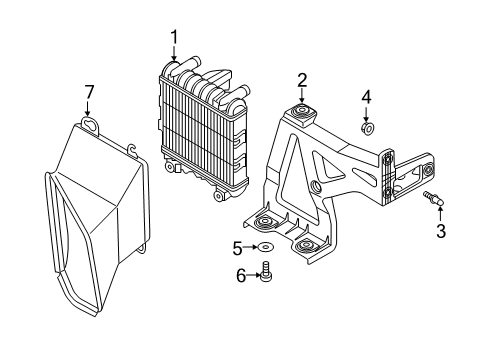 2023 Audi S6 Radiator & Components Diagram 2