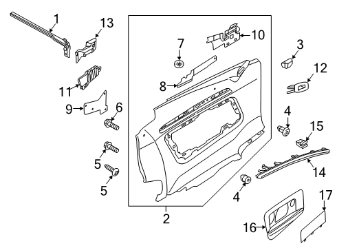 2019 Audi A3 Quattro Belt Weatherstrip Diagram for 8V7-839-479-B