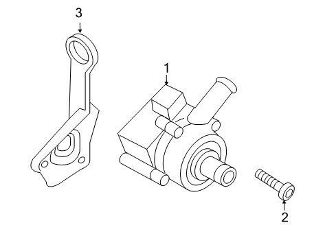 2012 Audi Q7 Water Pump Diagram 1