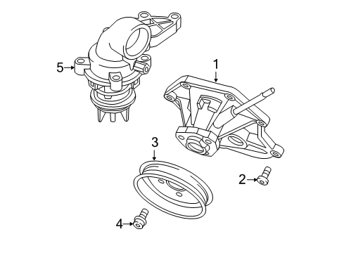2014 Audi S5 Water Pump Diagram 4