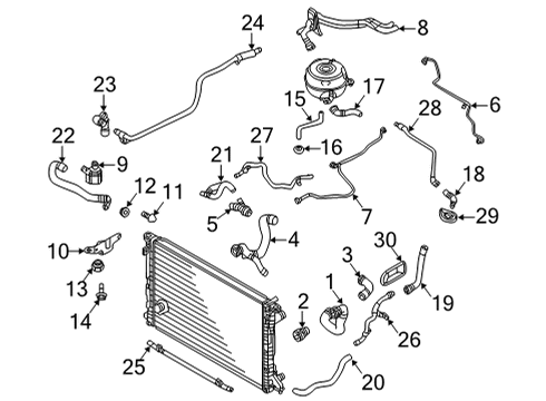 2022 Audi A6 allroad Hoses, Lines & Pipes Diagram 2