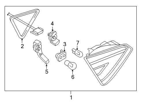 2008 Audi A5 Quattro Tail Lamps Diagram 1