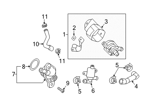 2017 Audi TTS Quattro Water Pump Diagram 2