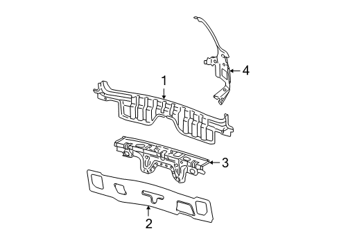 2008 Audi A4 Quattro Rear Body Diagram 3