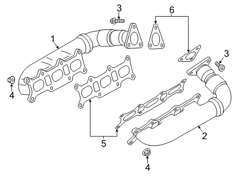 2016 Audi A8 Quattro Exhaust Manifold Diagram 3