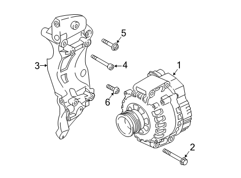 2020 Audi TT RS Quattro Alternator Diagram 2