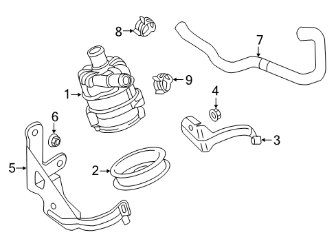 2014 Audi S5 Water Pump Diagram 3