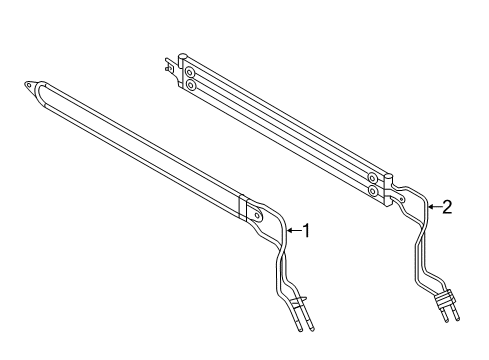 2013 Audi A8 Quattro Oil Cooler Diagram for 4H0-422-885-H