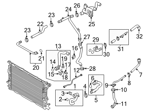 2016 Audi A7 Quattro Hoses, Lines & Pipes Diagram 5