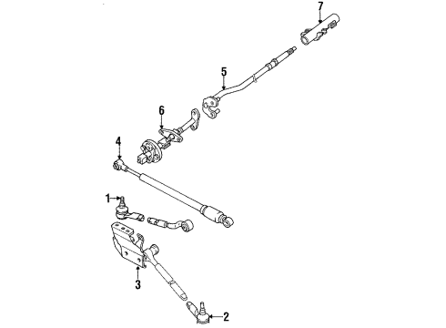 1985 Audi Coupe Mainshaft Diagram for 811-419-505