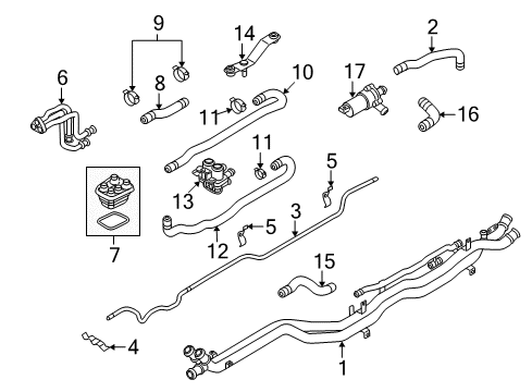 2012 Audi R8 Hoses, Lines & Pipes Diagram 3