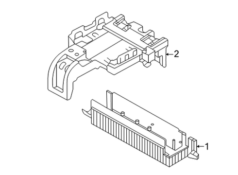 2024 Audi e-tron GT Fuse Box Diagram for 9J1-907-583