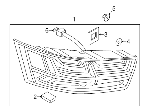 2019 Audi Q7 Tail Lamps Diagram 1