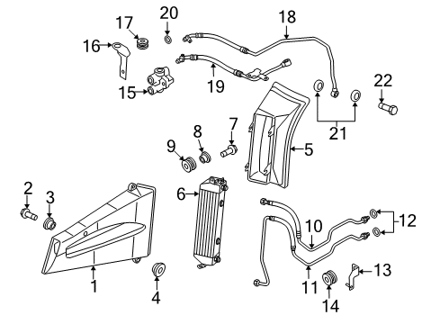 2014 Audi R8 Trans Oil Cooler Diagram 2