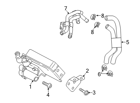 2022 Audi A5 Quattro Trans Oil Cooler Diagram 2