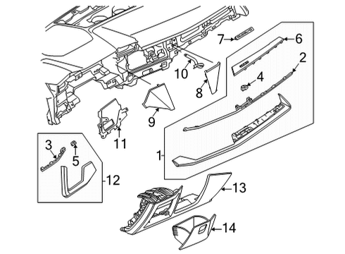 2023 Audi A3 Emblem Diagram for 81A-853-191-C-3Q7