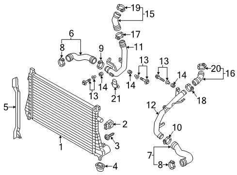2016 Audi A3 Intercooler, Cooling Diagram 2