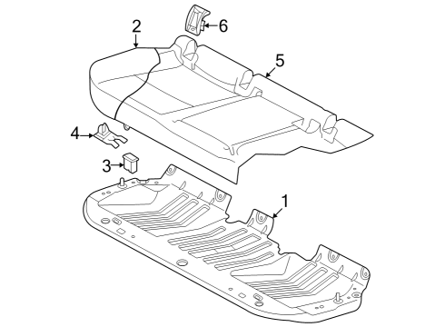 2022 Audi Q4 e-tron Rear Seat Diagram 4