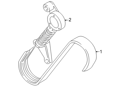 2005 Audi A4 Belts & Pulleys, Maintenance Diagram 5