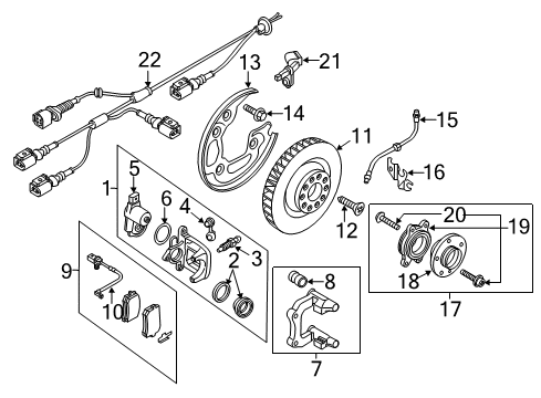 2014 Audi RS7 Parking Brake Diagram 1