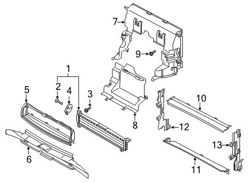 2023 Audi e-tron S Ducts Diagram 3