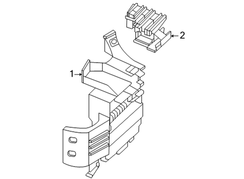 2024 Audi e-tron GT Fuse Box Diagram for 9J1-937-592-B