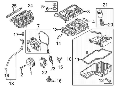 2022 Audi A7 Sportback Senders Diagram 1