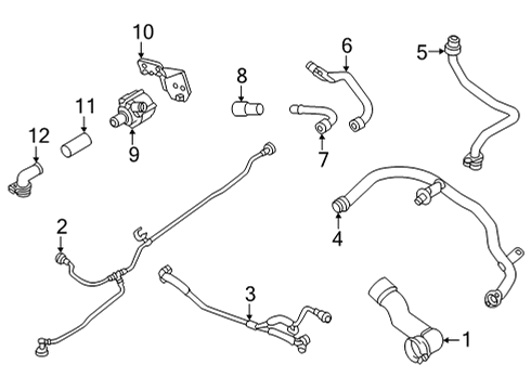 2022 Audi RS7 Sportback Hoses, Lines & Pipes Diagram 3